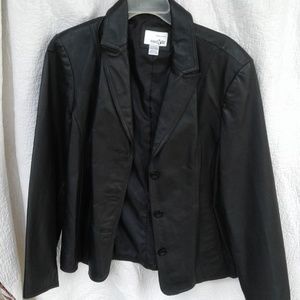 East 5th women's  genuine leather jacket sz XL